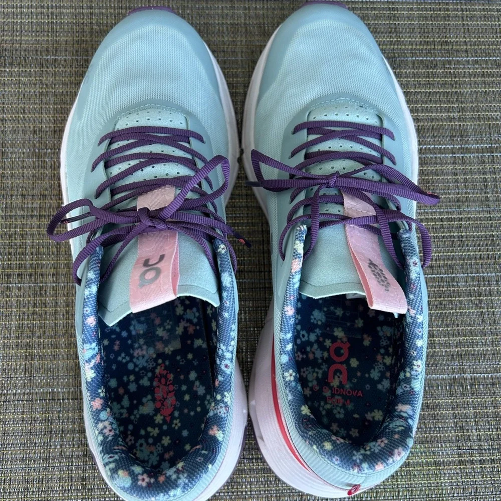 FP Movement X On Cloud 9.5 Cloudnova Form 2 Sneakers Running Free People Floral - Picture 4 of 10